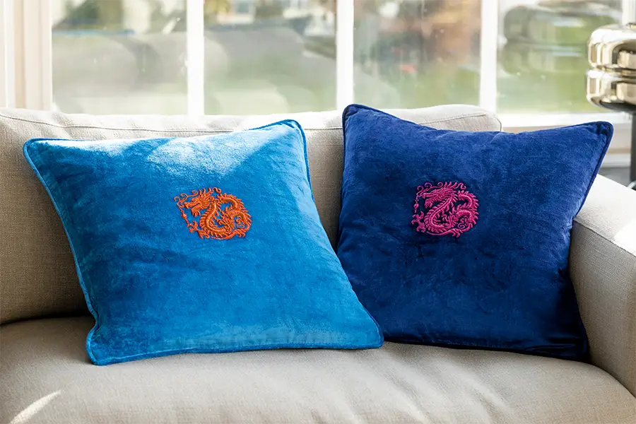 Samtkissen Drache Samtkissen Drache